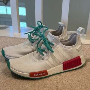 adidas NMD R1 White Magenta Green Women's Sneakers GZ4964